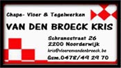 Vloer, chape- en tegelwerken Kris Van Den Broeck